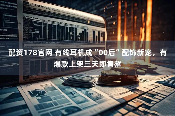 配资178官网 有线耳机成“00后”配饰新宠，有爆款上架三天即售罄